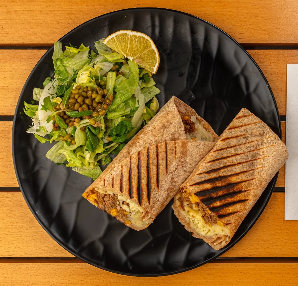 Kıymalı, peynirli tortilla (yp,gi,yl)    