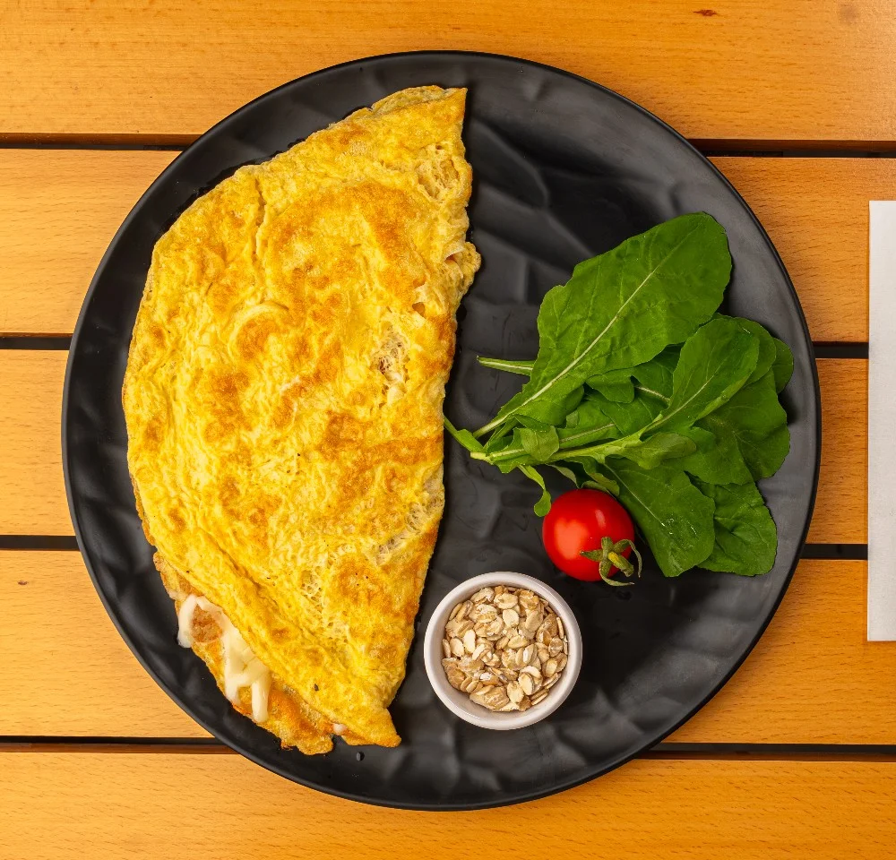 Yulaflı, peynirli Omlet (k,g,v)  